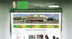 Desktop Screenshot of georgetaylorsstores.com.au